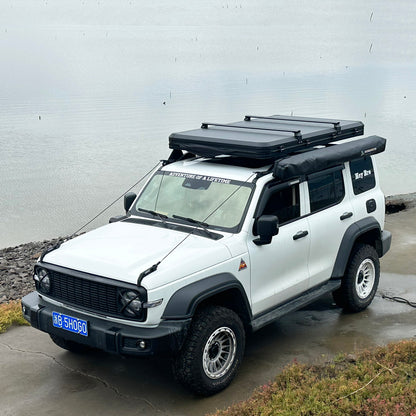 Car Rooftop Camper Overland 4WD SUV Aluminum Rollover Hard Shell Roof Top Tent