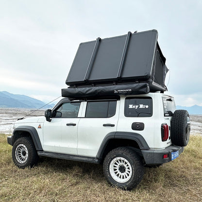 Car Rooftop Camper Overland 4WD SUV Aluminum Rollover Hard Shell Roof Top Tent